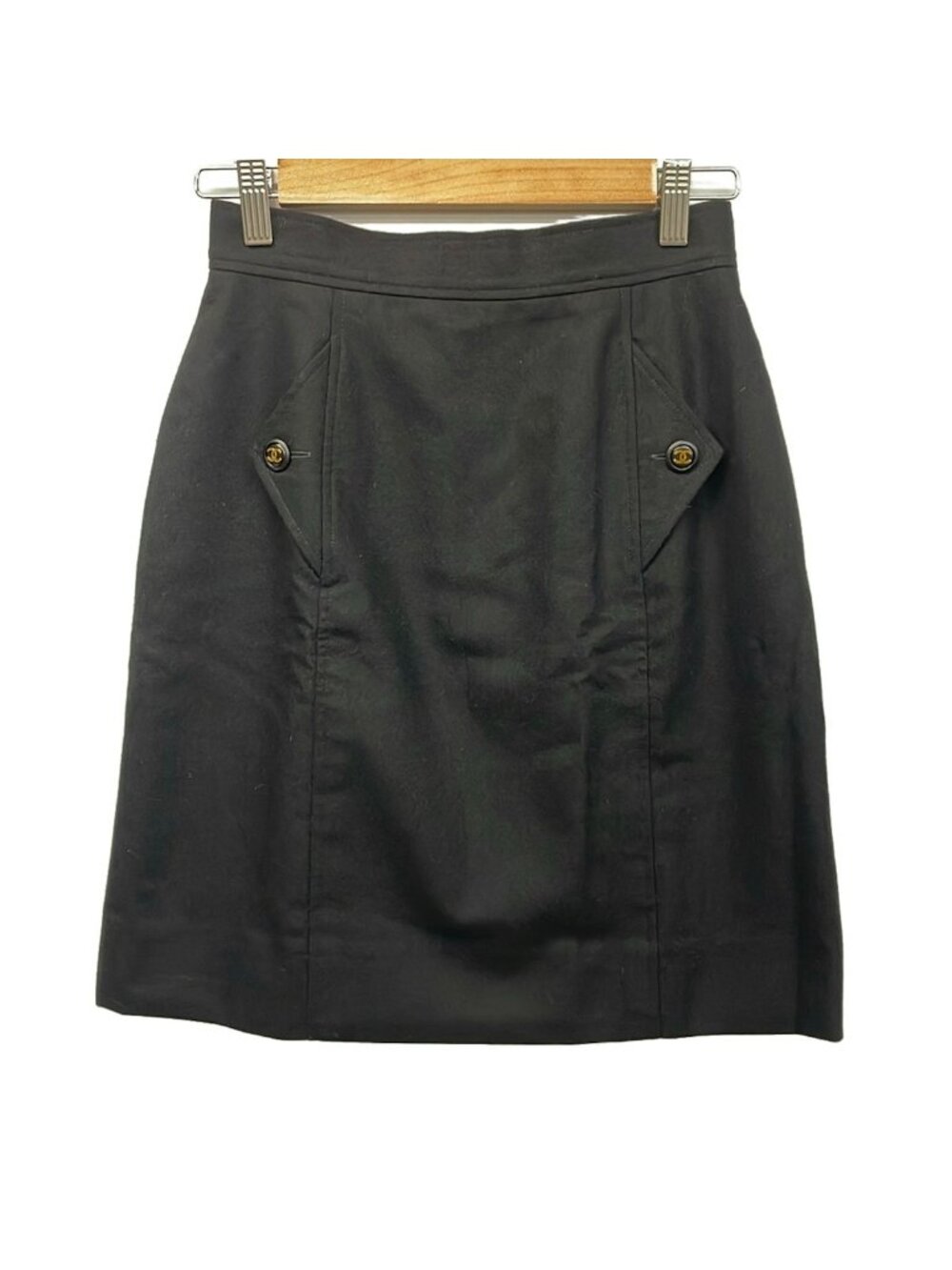 Chanel Skirt M Black